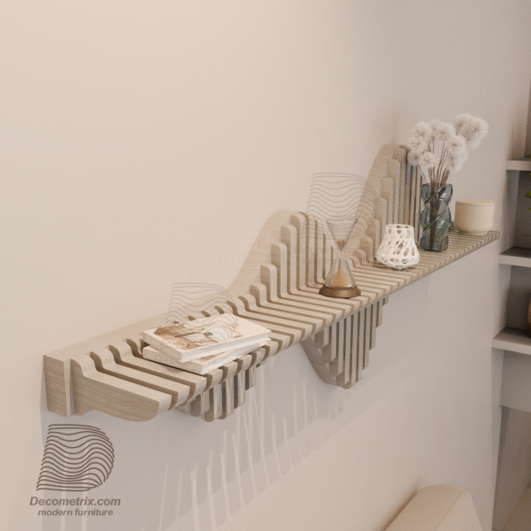 parametric wavy wall shelf m5