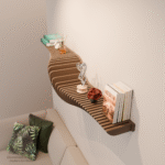 Étagère murale en bois moderne m7