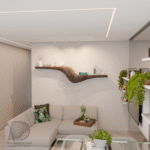 modern wooden wall shelf m7