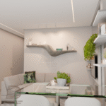 Étagère murale en bois moderne m7