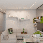 modern wooden wall shelf m7