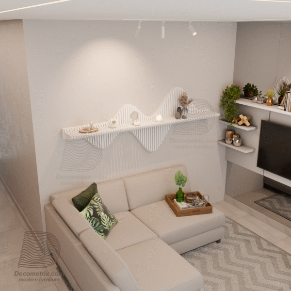 parametric wavy wall shelf m5