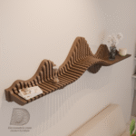 parametric wavy wall shelf m4