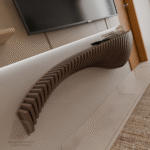 wavy floating tv unit m3