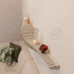 modern wooden wall shelf m7