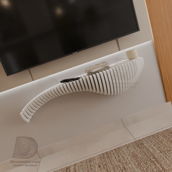 meuble tv flottant ondulé m3