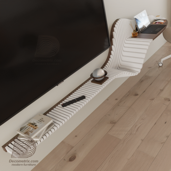 tv unit and functional desk in one piece – model m8