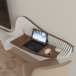 meuble tv avec bureau intégré en une seule pièce–modèle m8