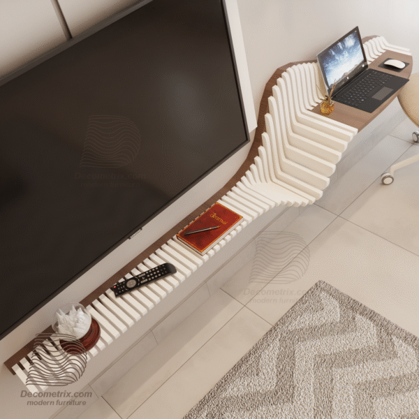 meuble tv avec bureau intégré en une seule pièce–modèle m8